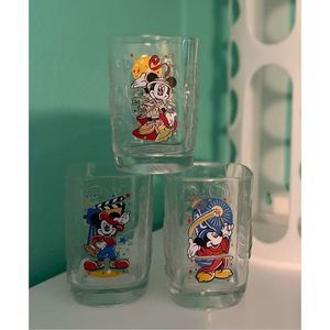 2000 McDonald’s Walt Disney world celebration set of 3 glasses